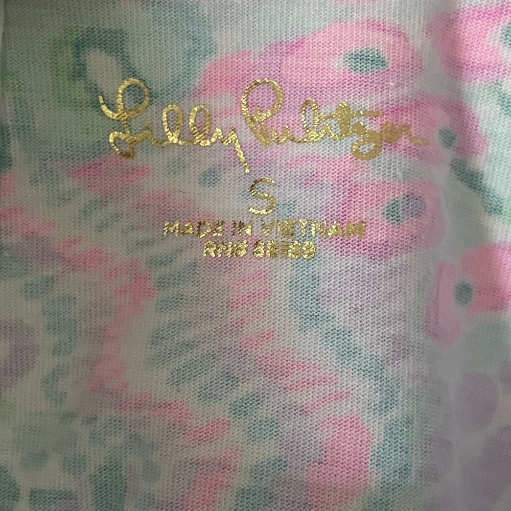 Lilly Pulitzer Haydn T-Shirt Dress in Multi Banana Split, 100% cotton, Size SM - Picture 6 of 6